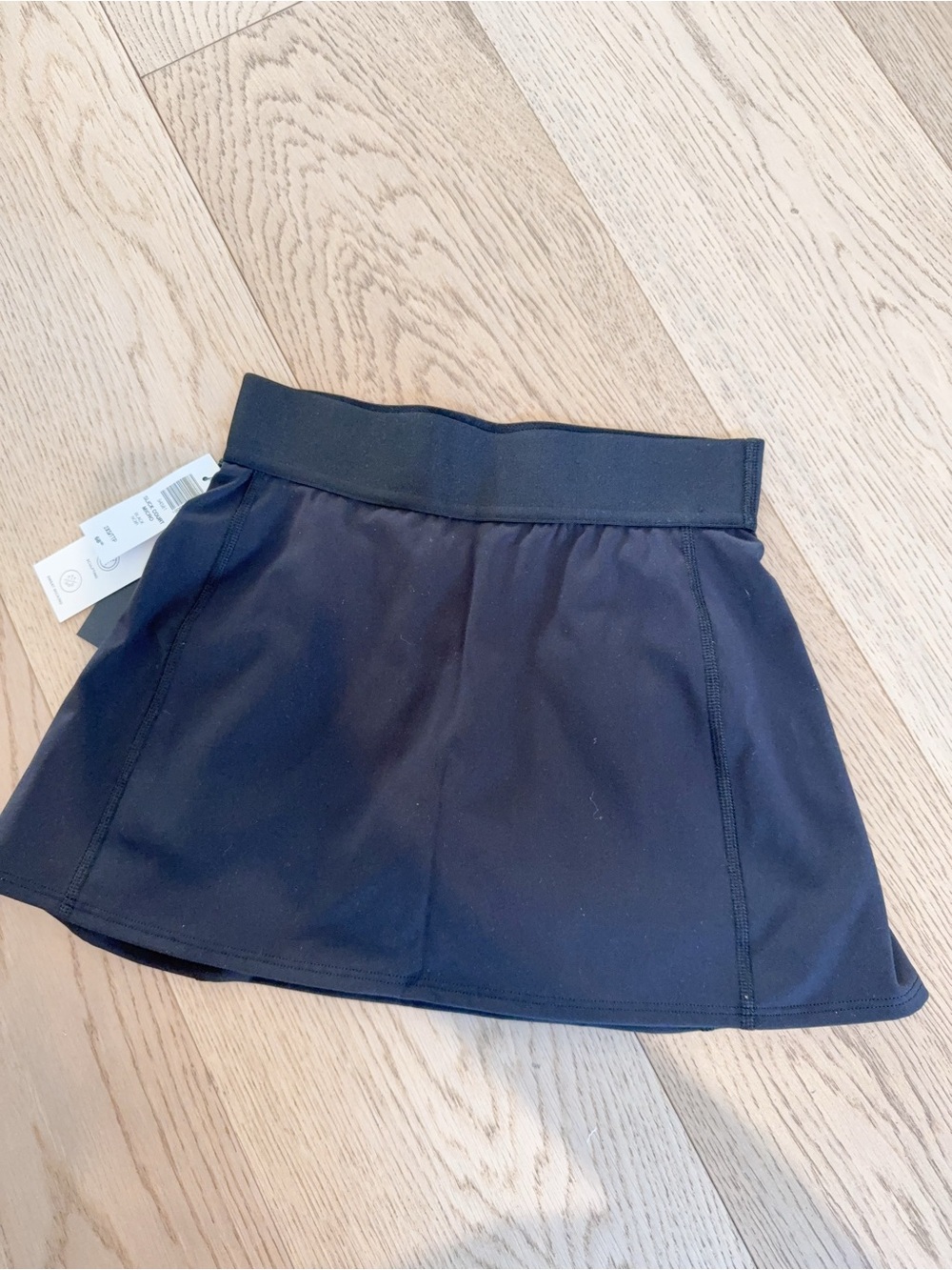 NWT 94581 TNA ARITZIA TENNIS skort Slick court micro XXS black